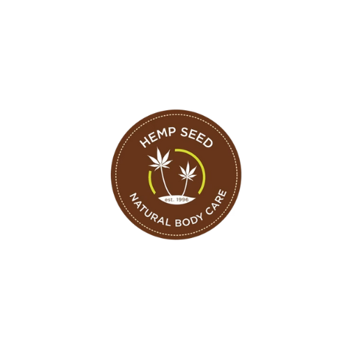 Hemp Seed Natural Body Care logo - premium wellness brand featured in Mystery Love Boxes