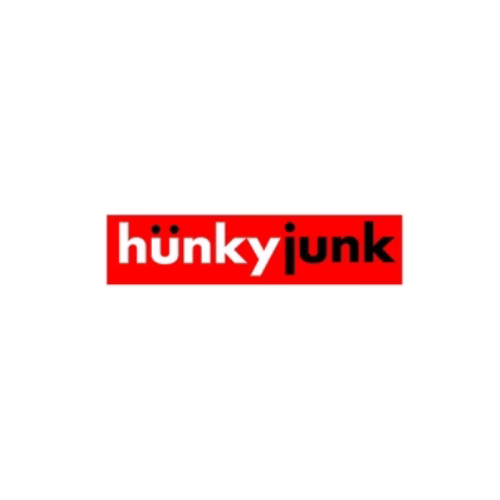 Hunky Junk logo - premium intimate wellness brand featured in Mystery Love Boxes