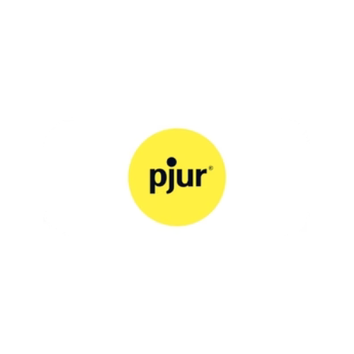 PJUR logo - premium intimate wellness brand featured in Mystery Love Boxes